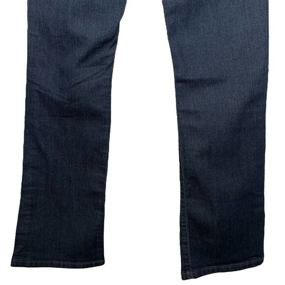 NYDJ Mini Boot Cut Jeans sz 10 * Dark Wash Stretch Denim Lift Tuck Technology - Picture 6 of 8